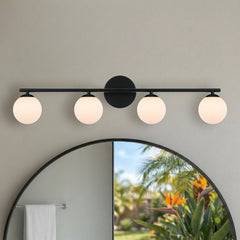 Moran 4LT Wall Light Black