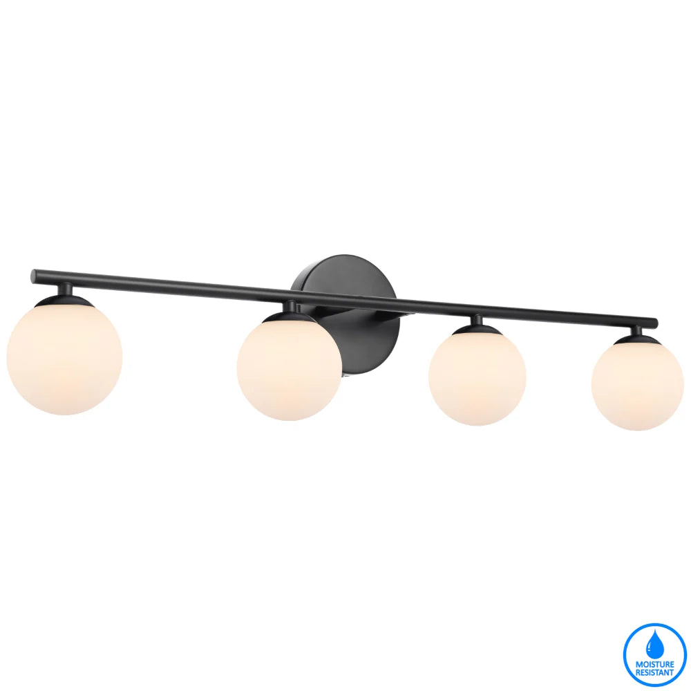 Moran 4LT Wall Light Black