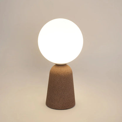 Poppy Cement Table Lamp