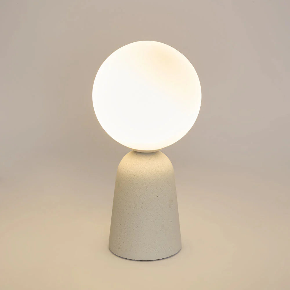 Poppy Cement Table Lamp