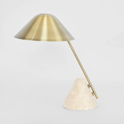 Dexter Travertine Table Lamp