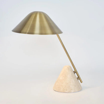 Dexter Travertine Table Lamp