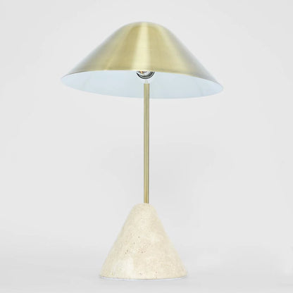 Dexter Travertine Table Lamp