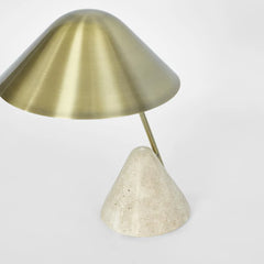 Dexter Travertine Table Lamp