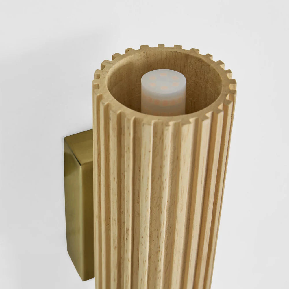 Vince Wooden Up/Down Wall Light