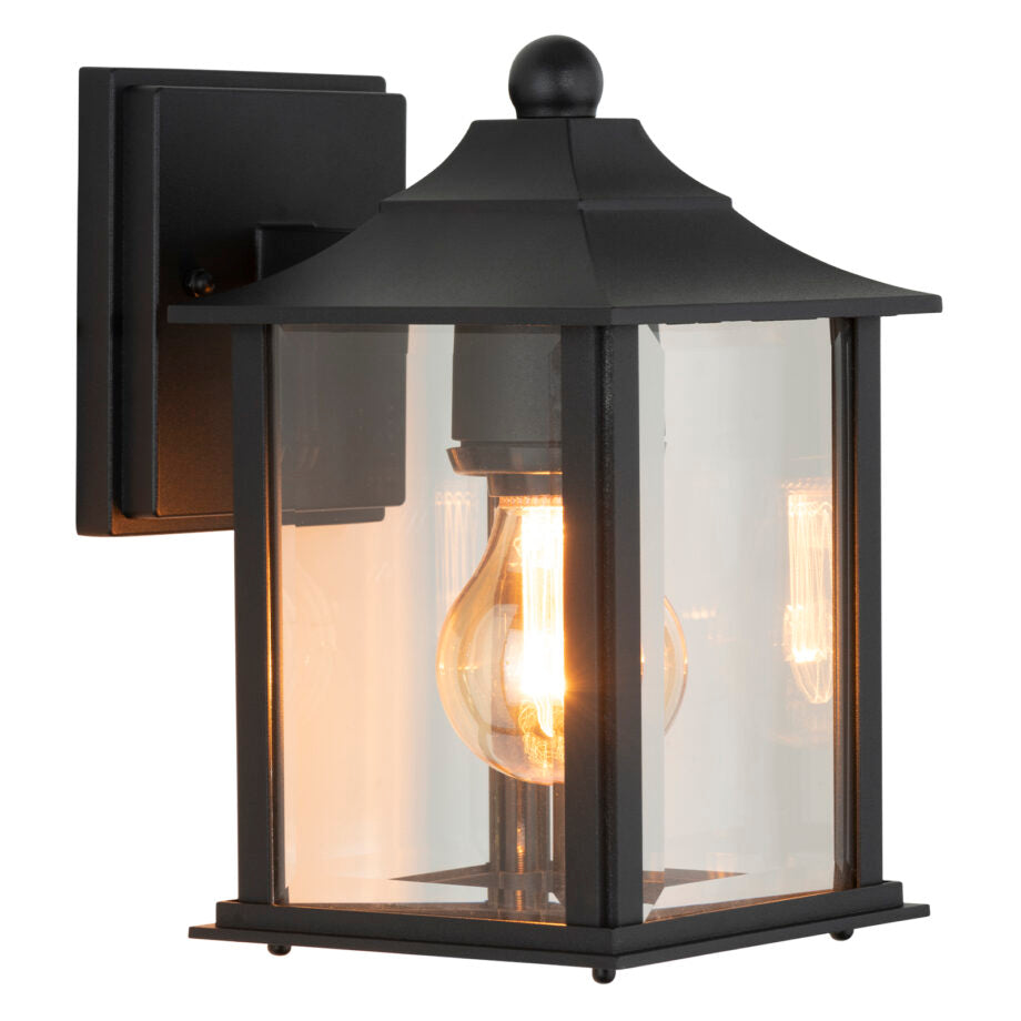 Erika Exterior Wall Light Black