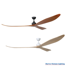 Currumbin 100" DC Ceiling Fan White & Natural