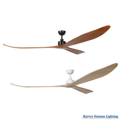 Currumbin 100" DC Ceiling Fan White & Natural