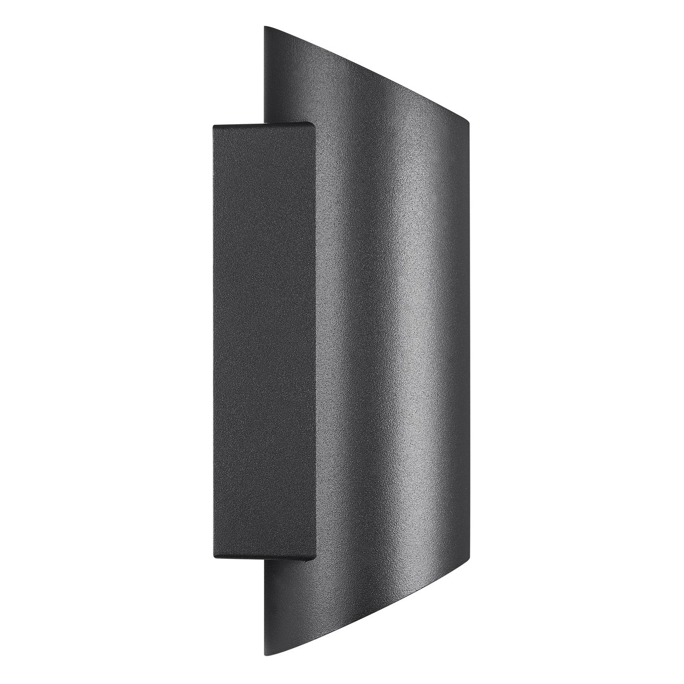 Nico Round 22 Exterior Wall Light Black