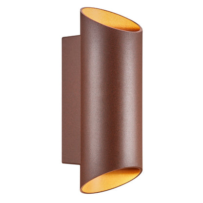Nico Round 22 Exterior Wall Light Rusty