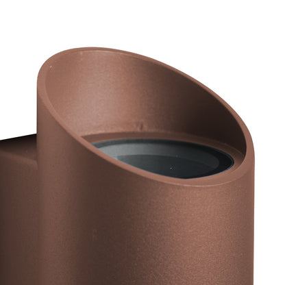 Nico Round 22 Exterior Wall Light Rusty