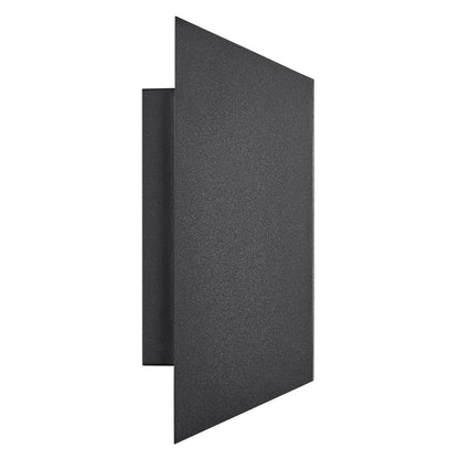 Nico Square 22 Exterior Wall Light Black