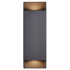 Nico Square 22 Exterior Wall Light Black