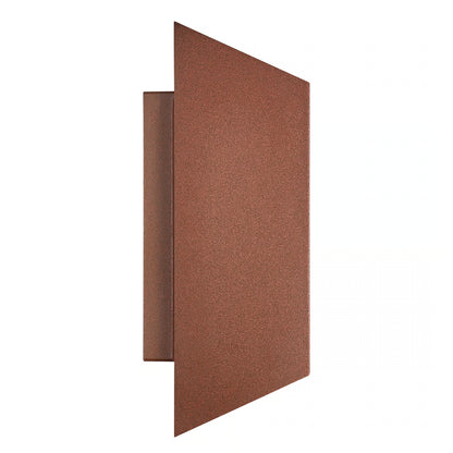 Nico Square 22 Exterior Wall Light Rusty