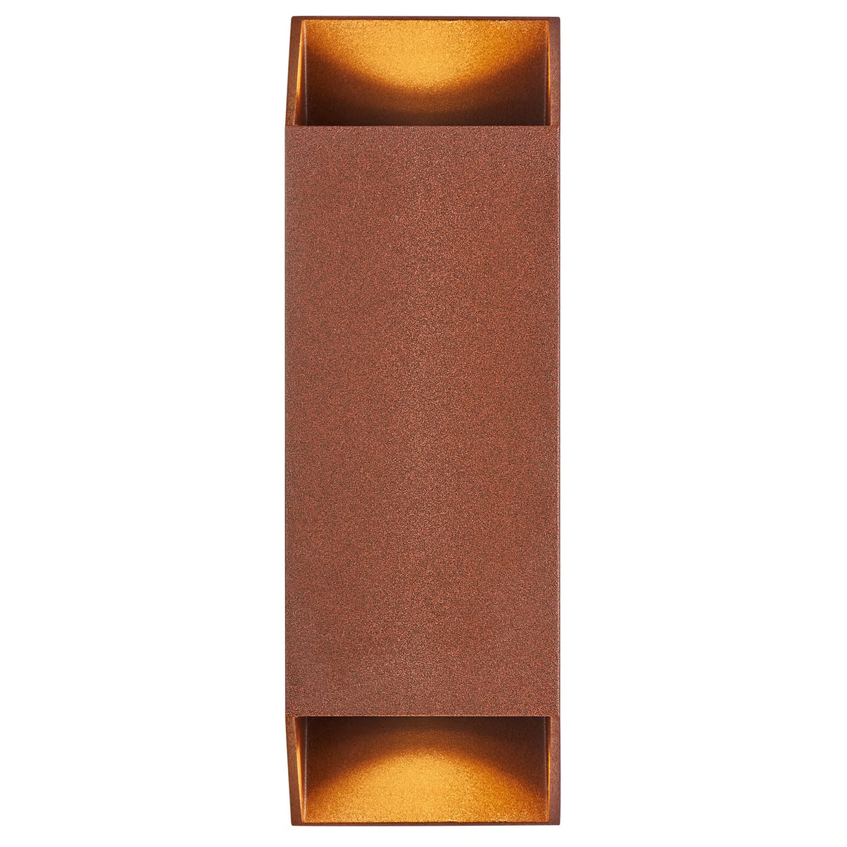 Nico Square 22 Exterior Wall Light Rusty