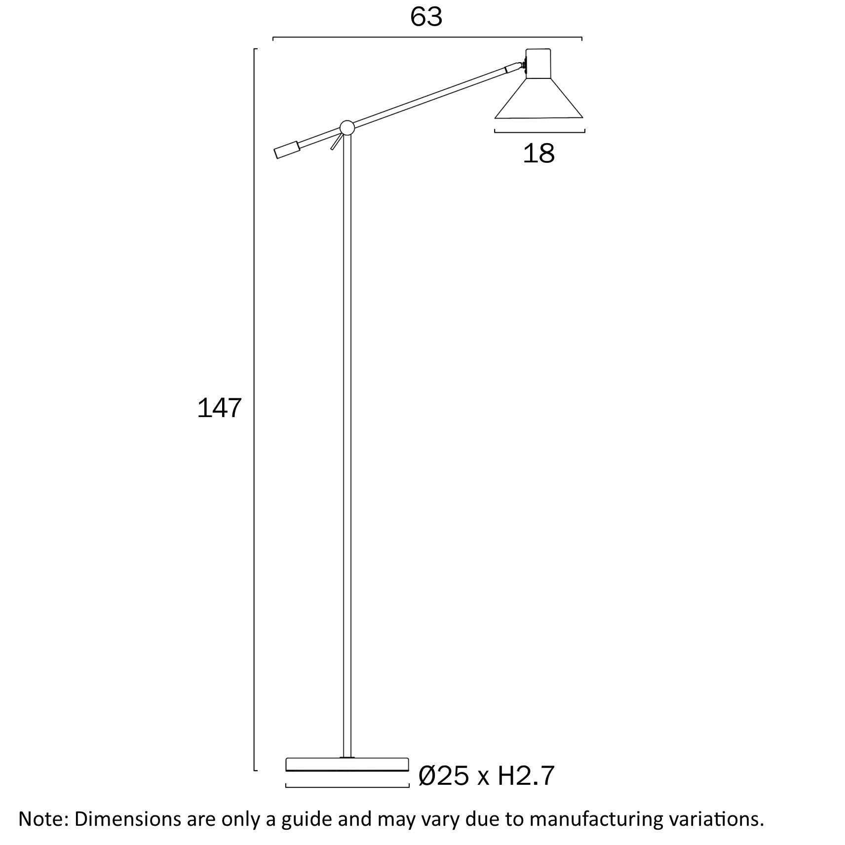 Olav Floor Lamp Beige