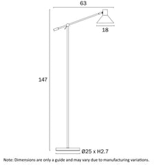 Olav Floor Lamp Orange