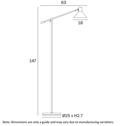 Olav Floor Lamp Orange
