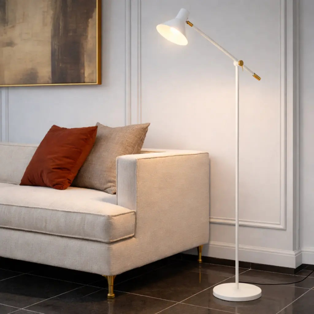 Olav Floor Lamp Beige