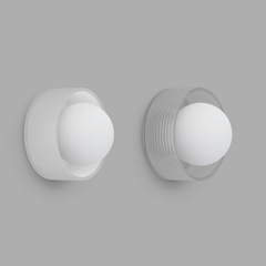 Orb Sur Ribbed Wall Light