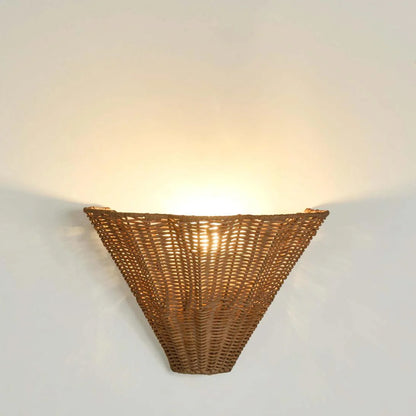 Scarborough Rattan Wall Light
