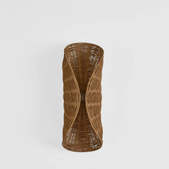 Crescent Rattan Wall Light