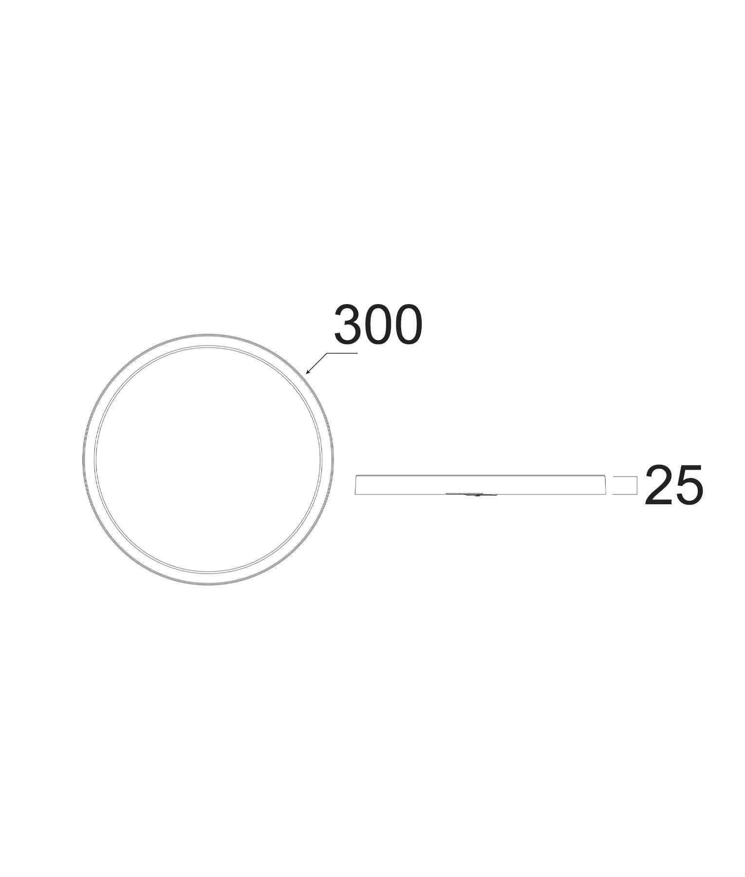 Oystri Slimline CCT 24w LED Oyster Light