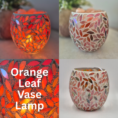 Mosaic Vase Salt Lamps