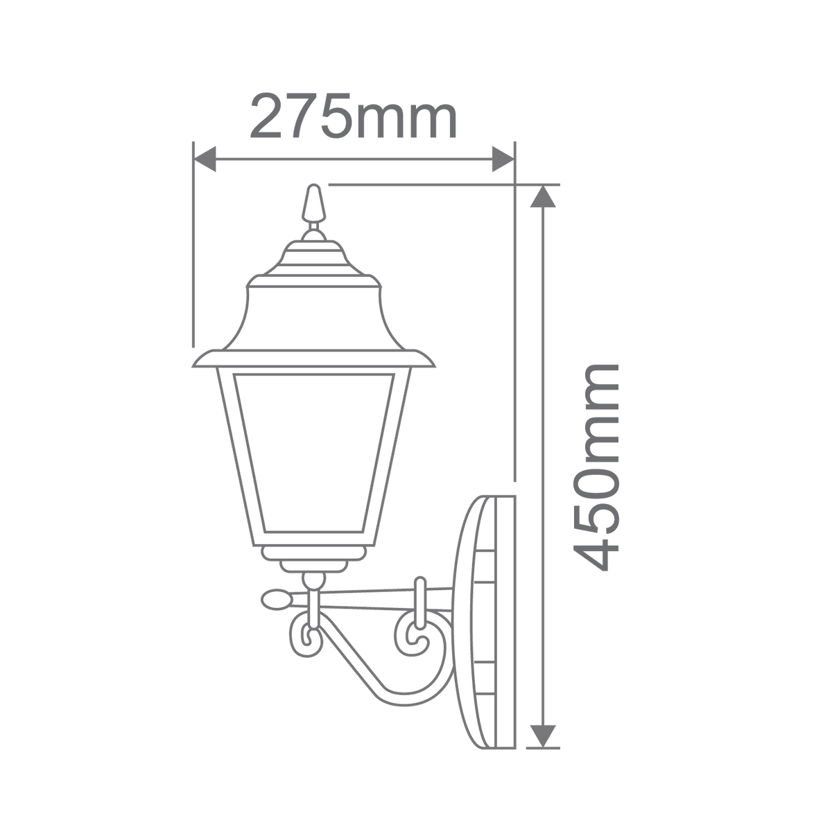 Paris Exterior Coach Light