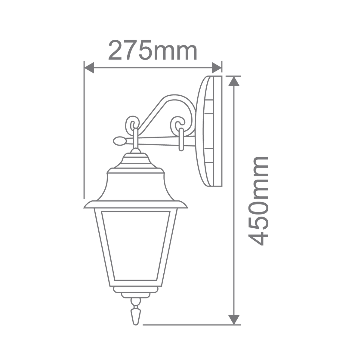 Paris Exterior Coach Light
