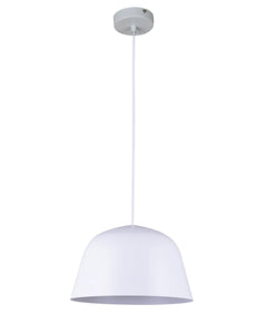 Pastel Dome 1LT Pendant White