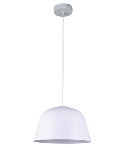Pastel Dome 1LT Pendant White