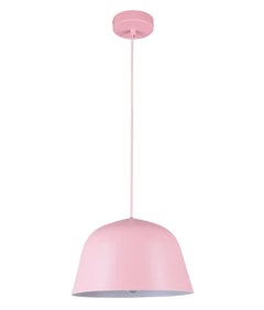 Pastel Dome 1LT Pendant Pink