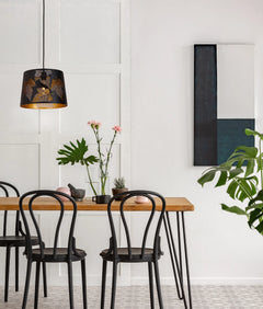 Penshade Maple Leaf Pendant Black