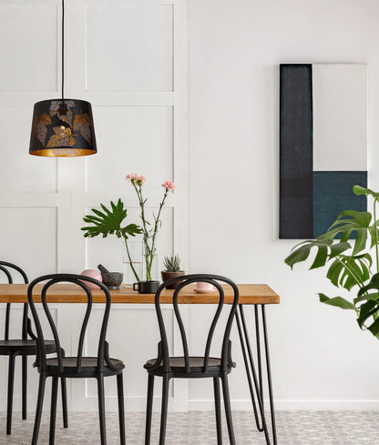 Penshade Maple Leaf Pendant Black