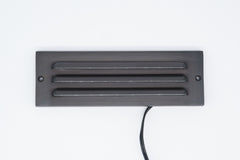 PI-SLC2100WB Weathered Bronze Louvered Step Light 12V