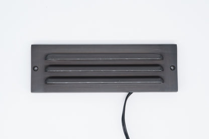 PI-SLC2100WB Weathered Bronze Louvered Step Light 12V