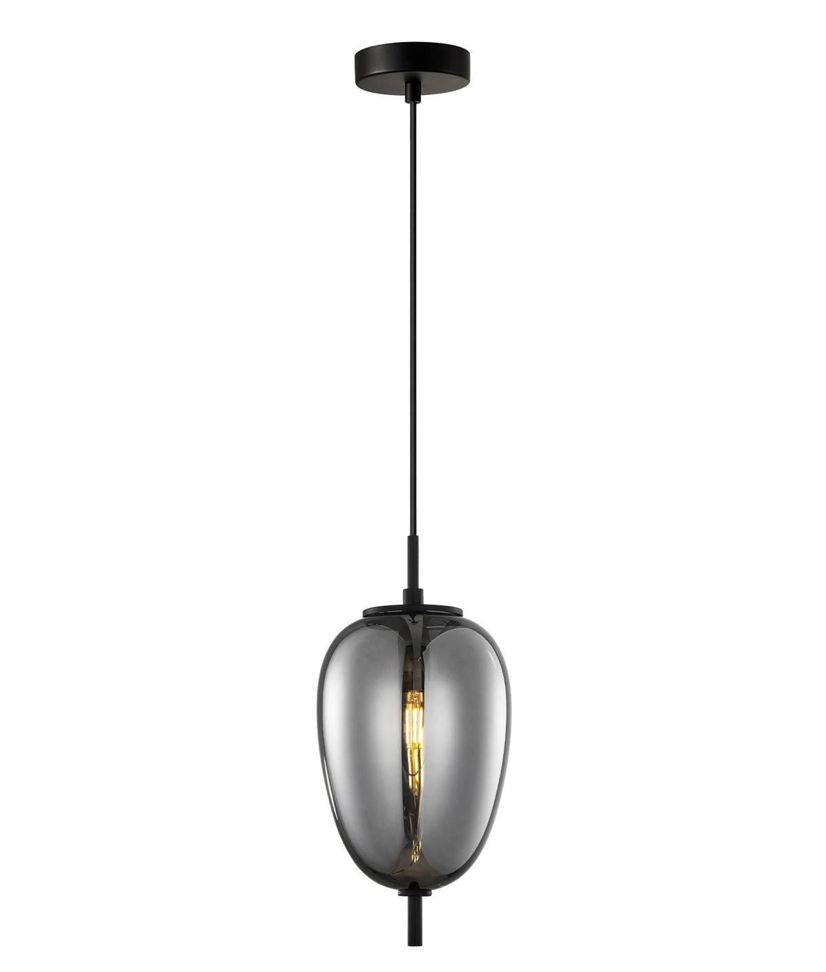 Pino Oval Smoke Pendant