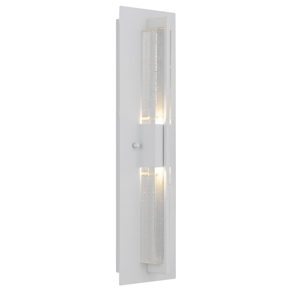 Prada LED Exterior Wall Light White
