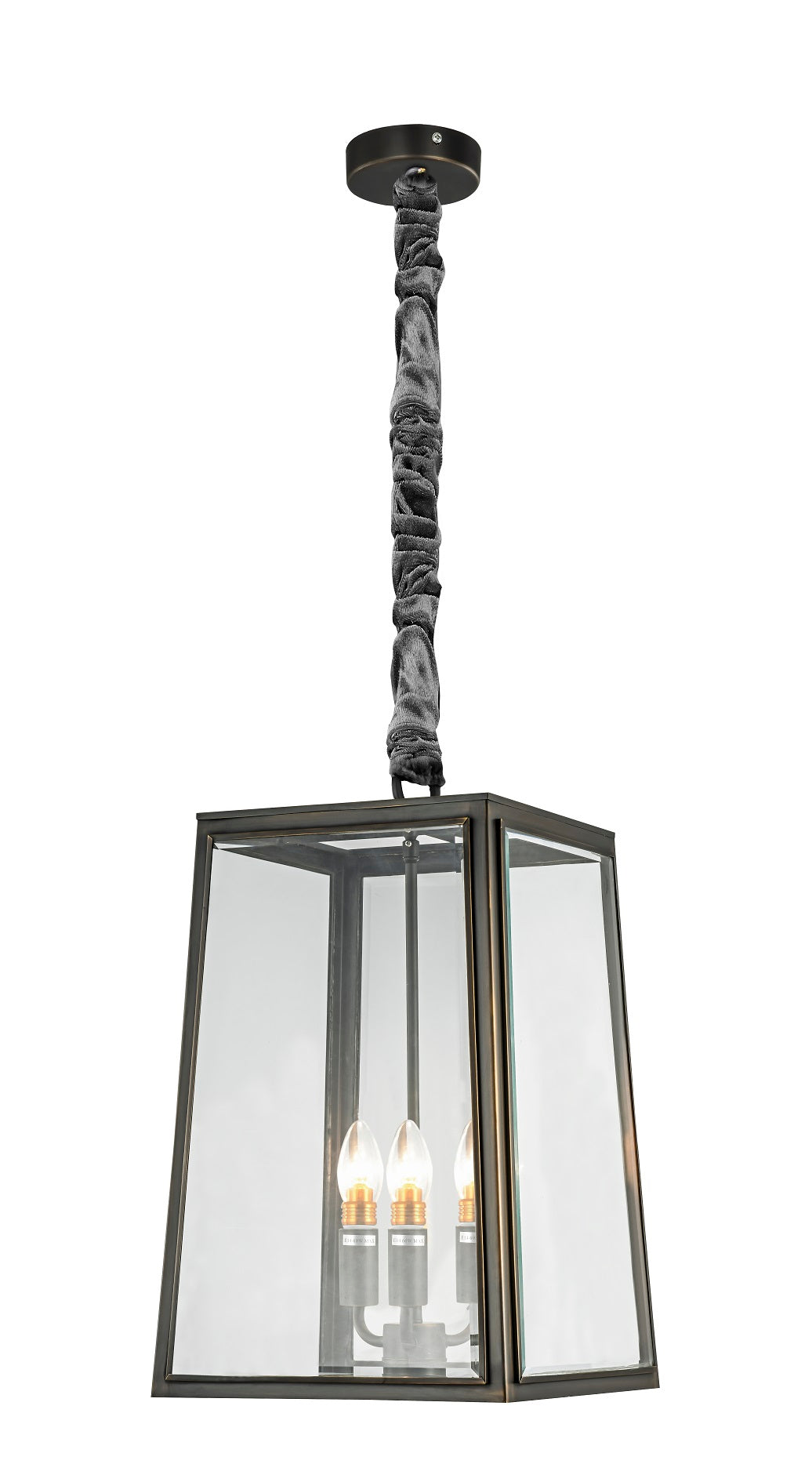 Preston 3LT Pendant Bronze