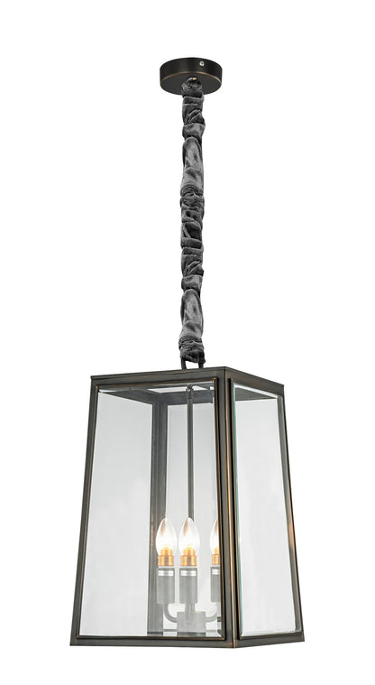 Preston 3LT Pendant Bronze