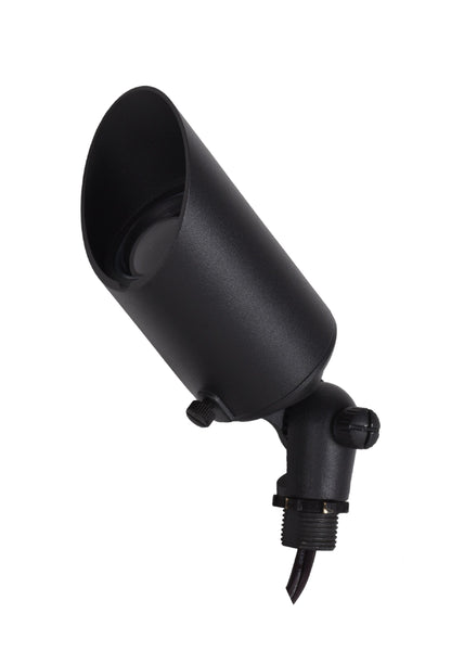 PSL1300BK Single Adjustable Spike Light Black 12V