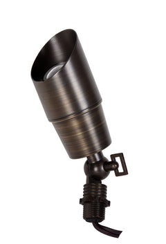 PSL2100 Single Adjustable Spike Light Weathered Bronze 12V