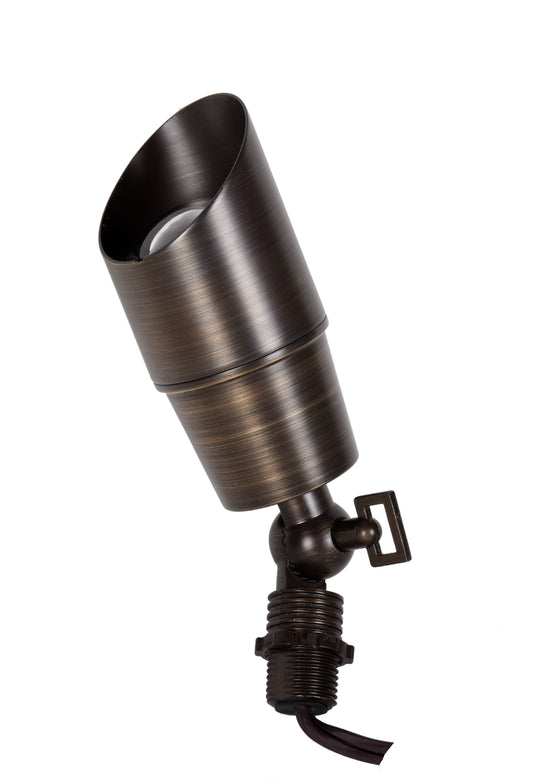 PSL2100 Single Adjustable Spike Light Weathered Bronze 12V