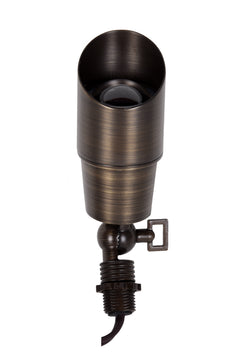 PSL2100 Single Adjustable Spike Light Weathered Bronze 12V
