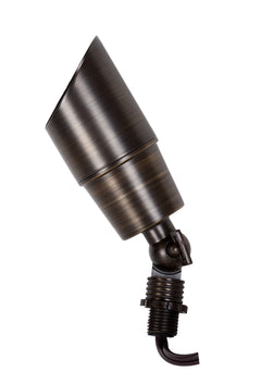 PSL2100 Single Adjustable Spike Light Weathered Bronze 12V