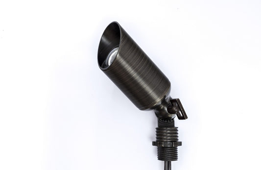 PSL2905 Single Adjustable Spike Light Weathered Bronze 12V