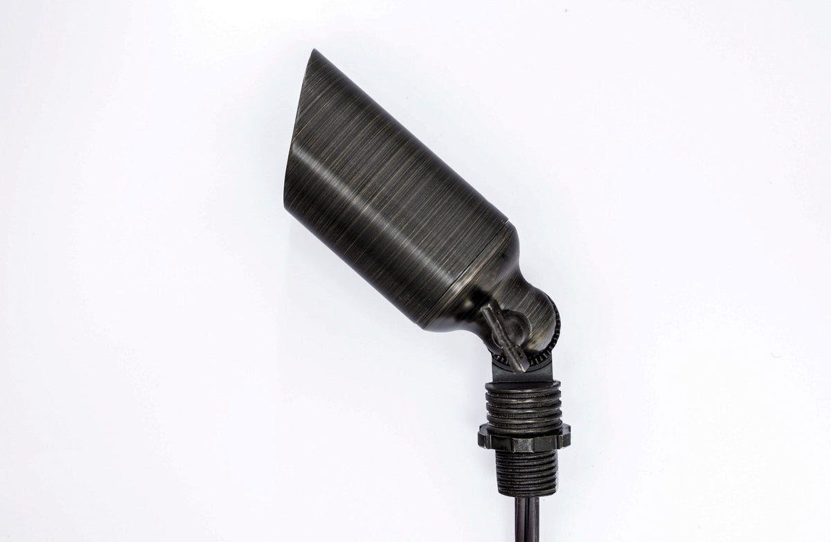 PSL2905 Single Adjustable Spike Light Weathered Bronze 12V