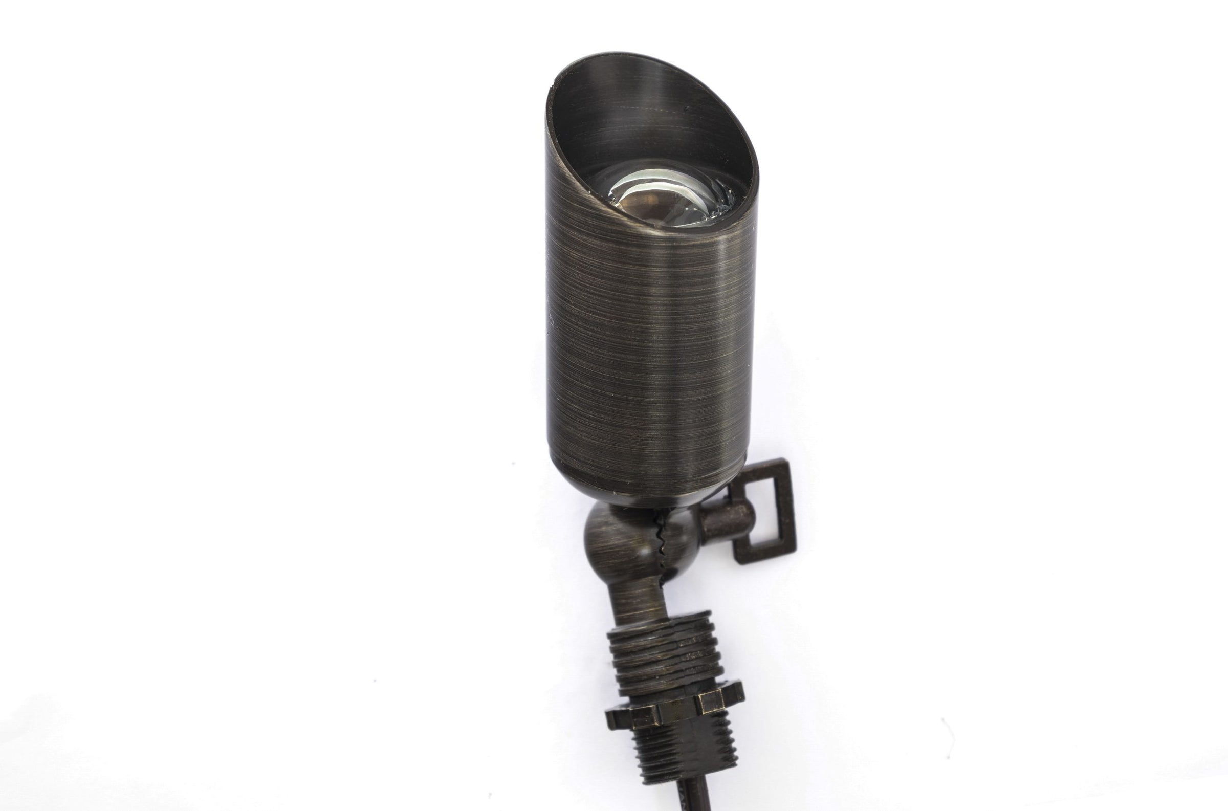PSL2905 Single Adjustable Spike Light Weathered Bronze 12V