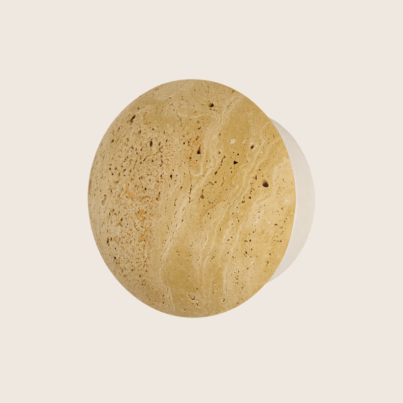 Petra Dome Travertine Wall Light